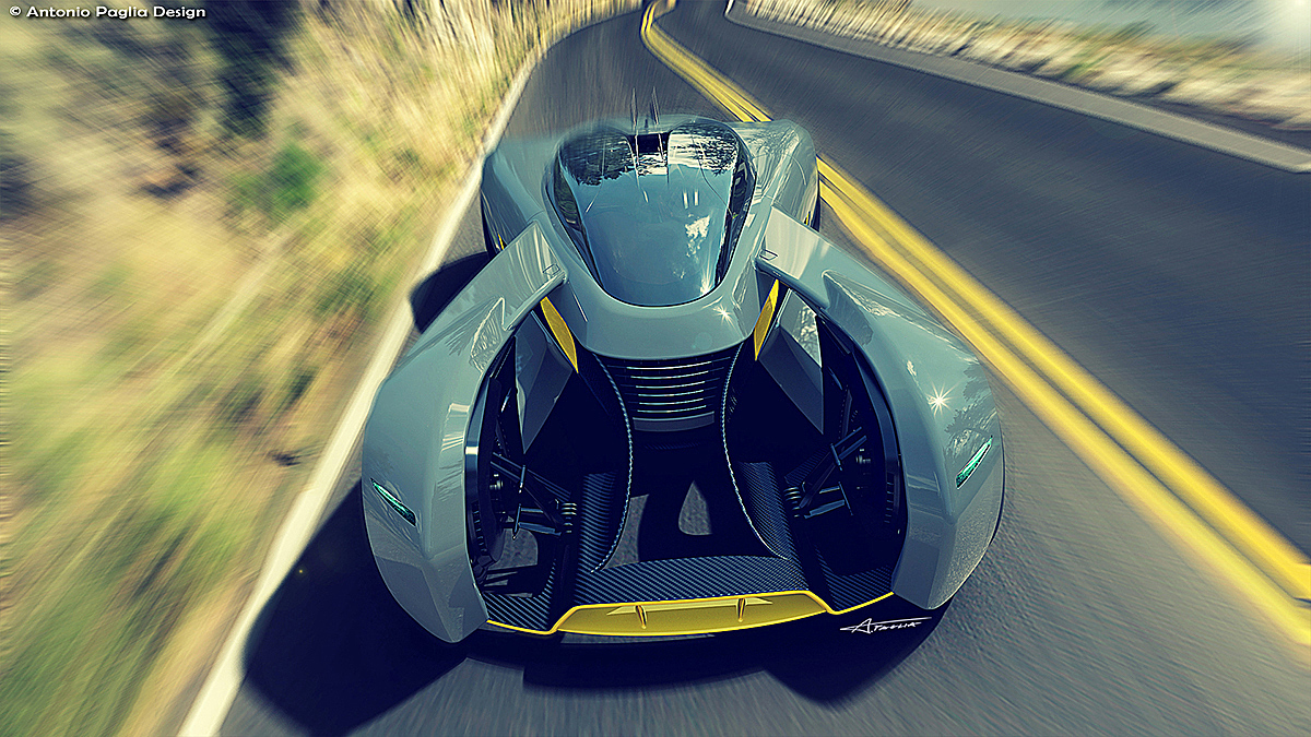 V series，Super electric sports car，conceptual design，